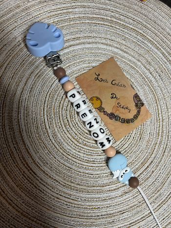 Attache tétine renard