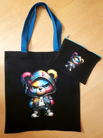 Totebag et pochette assorti