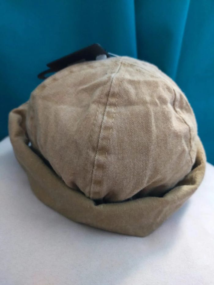 Casquette en jean style saharienne vintage – 100% coton - photo numéro 5
