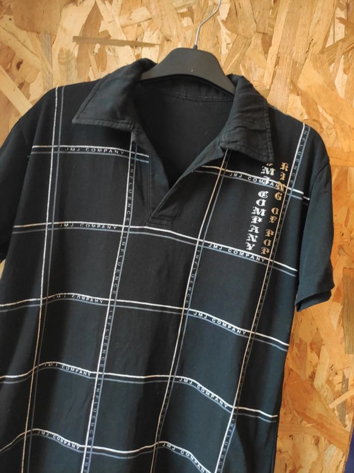 T shirt polo noir - photo numéro 3