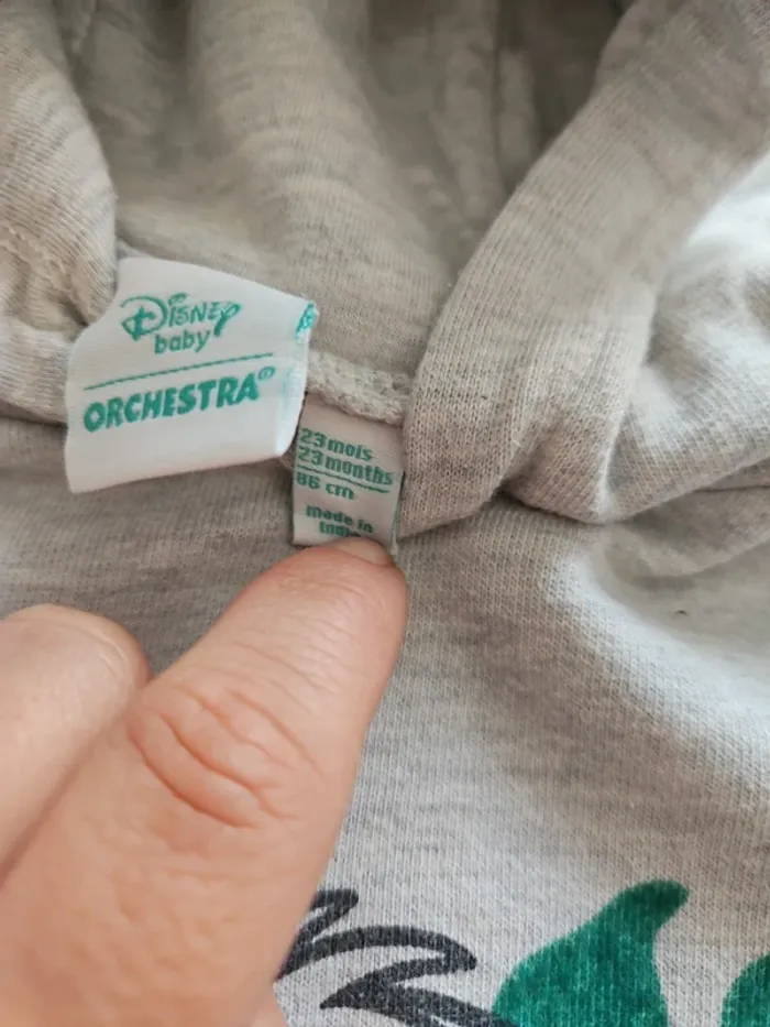 Pull a capuche simba orchestra 23 mois - photo numéro 4