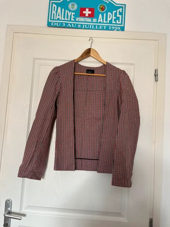 Veste à carreaux vintage - 40