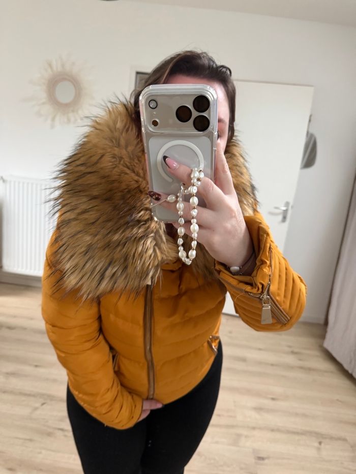 Doudoune moutarde - photo numéro 2