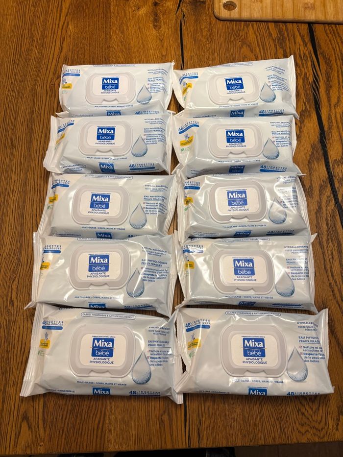 Lingettes Mixa  bébé