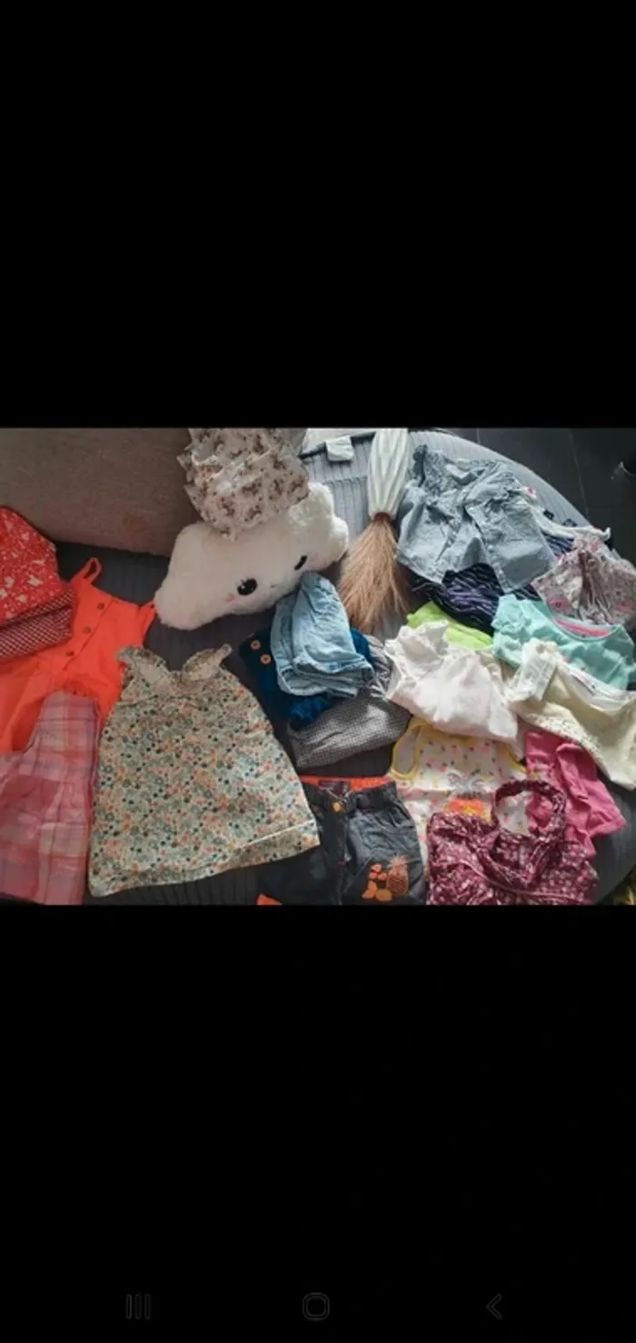 Lot vetements été bébé fille 6 mois