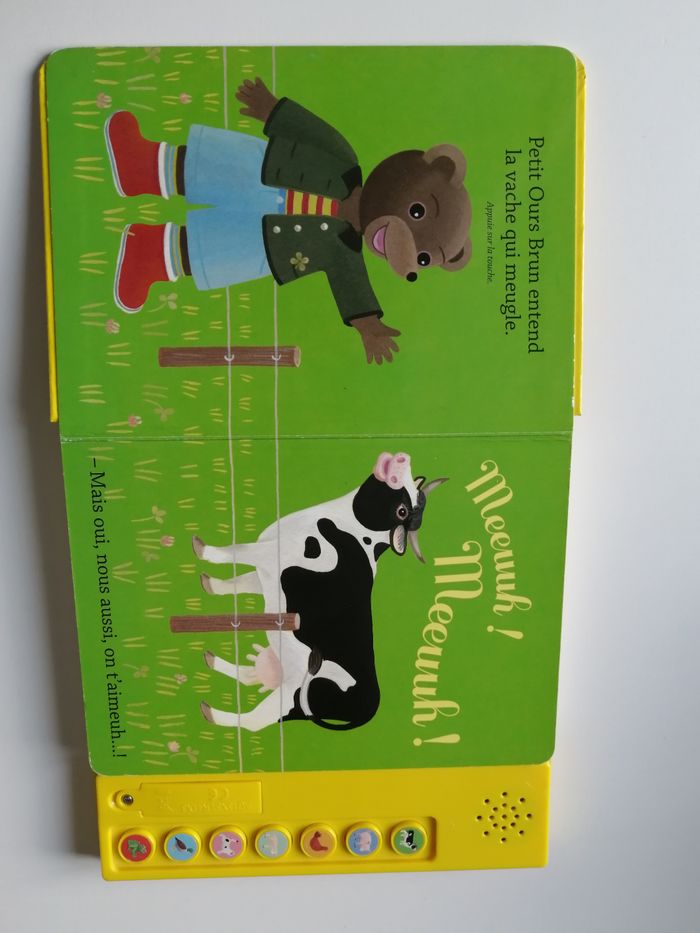 livre sonore petit ours brun - photo numéro 3