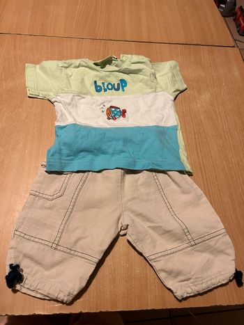 Peti ensemble été taille 6 mois