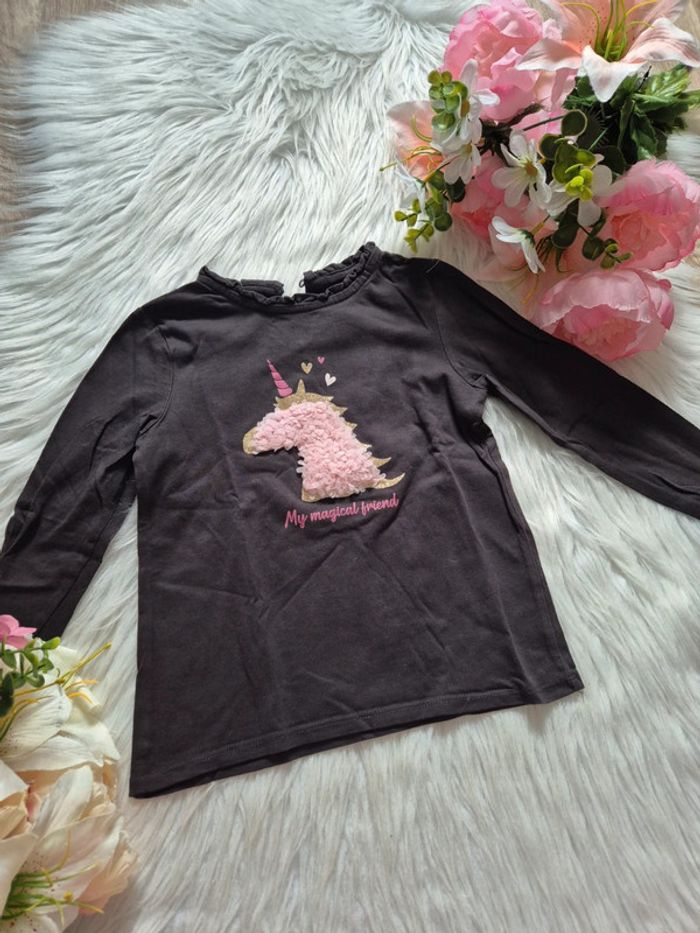 T-shirt manches longues 5ans vertbaudet