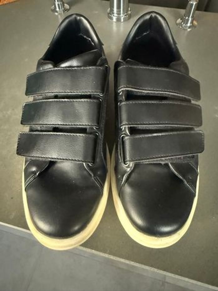 Chaussures Hommes à scratch Zara noir - photo numéro 3