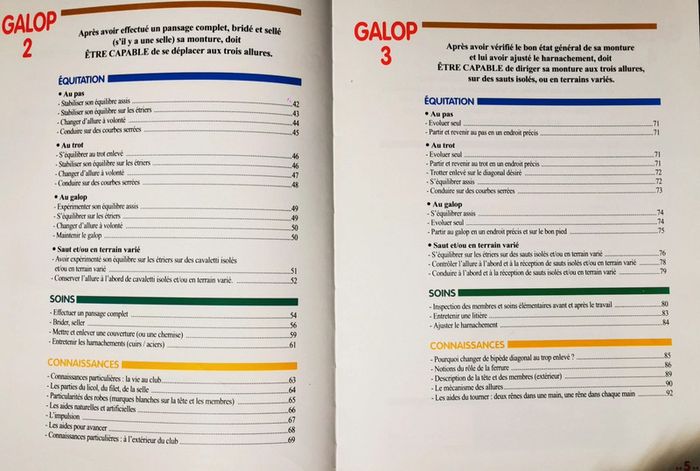 Livre cours équitation / hypologie galop 1 à 4 - photo numéro 6