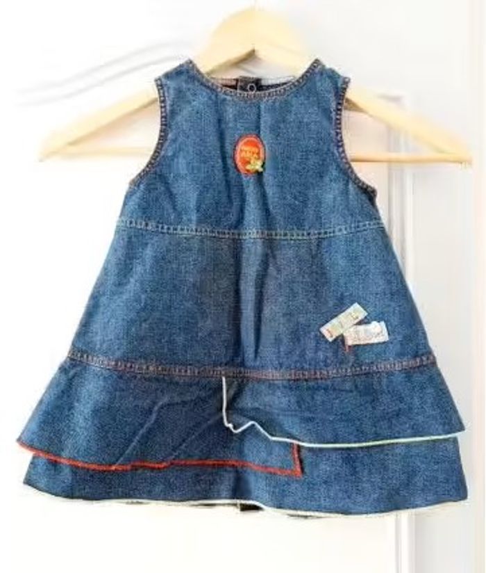 Robe en jean Terre de Marins, taille 23 mois