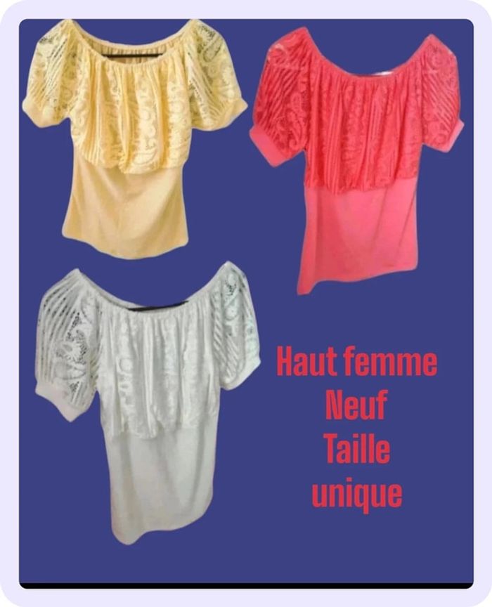 Haut femme neuf  taille unique