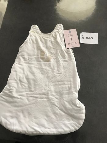 Turbulette kiabi pied