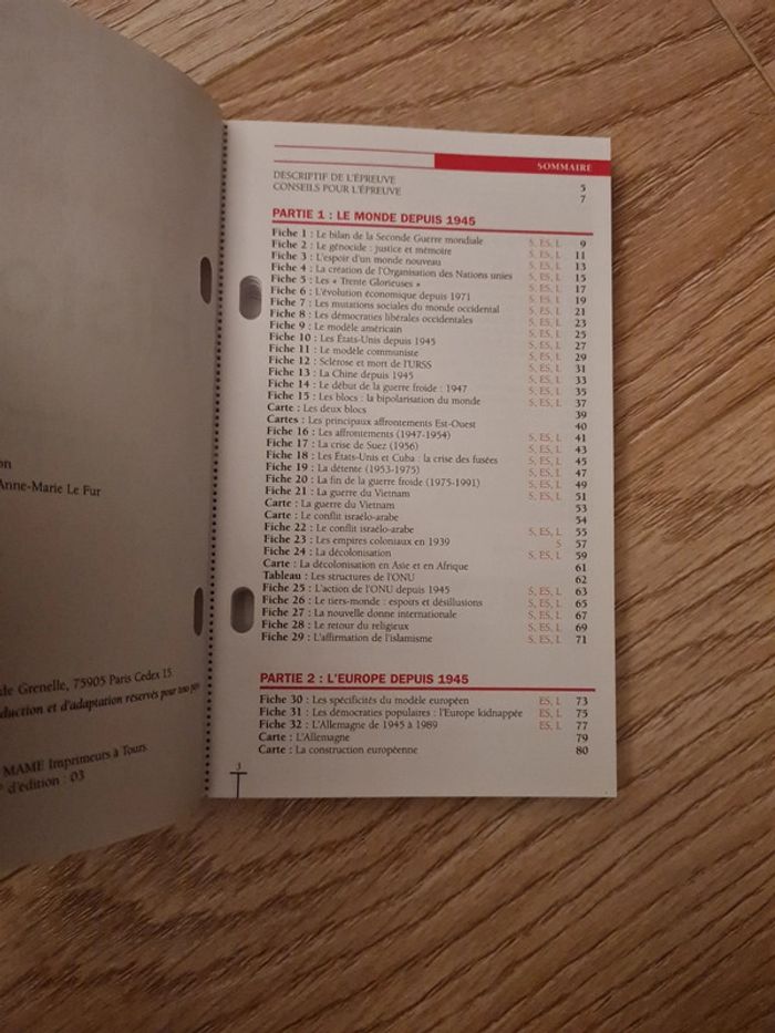 Fiches Bac histoire Terminale détachables - photo numéro 4