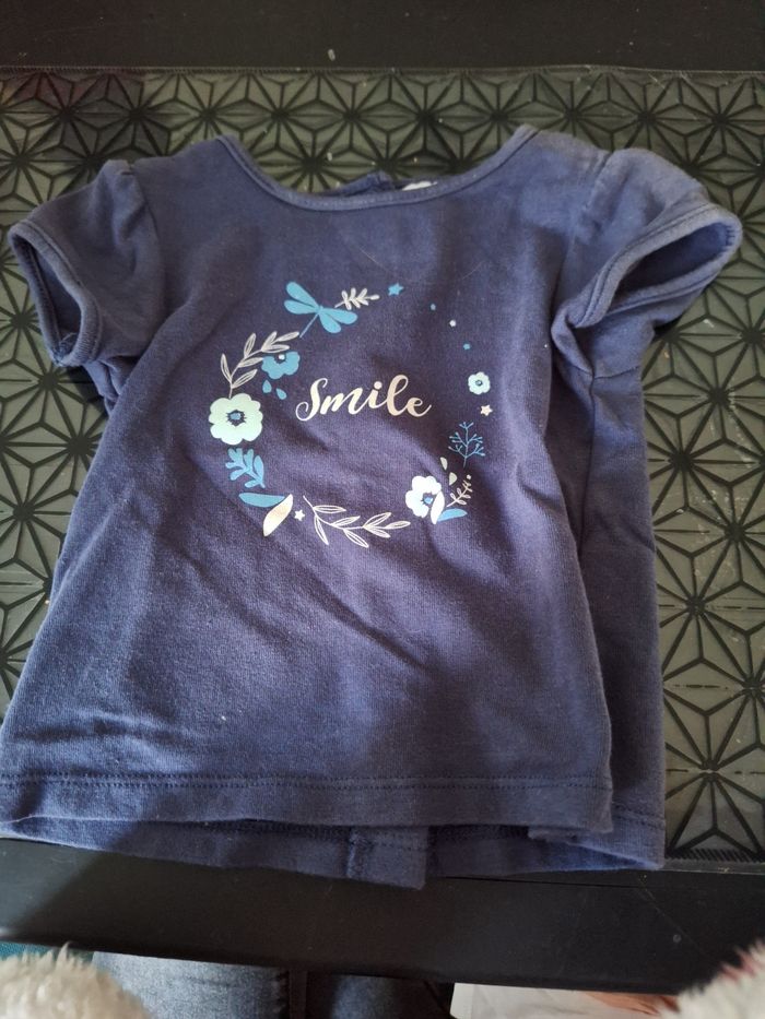 Lot t-shirt fille 3 mois - photo numéro 4