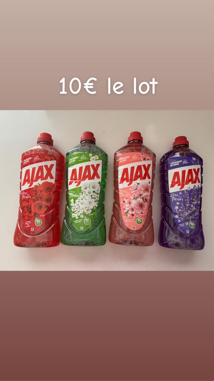Lot Ajax pour sol