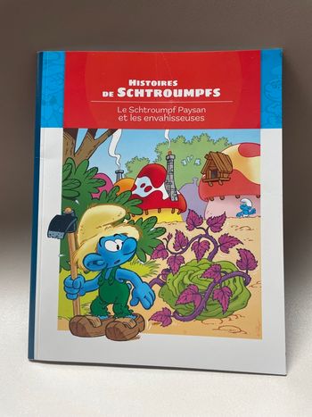 Livre histoires de schtroumpfs - le schtroumpf paysan et les envahisseurs 