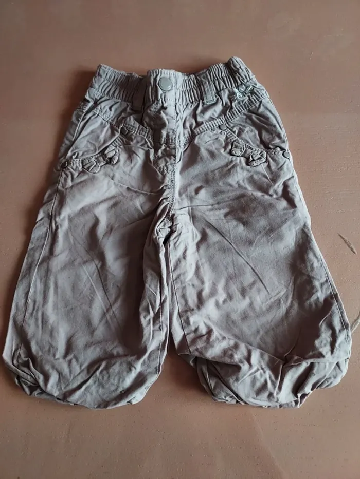 lot 3 pantalons fille 6 mois - photo numéro 3