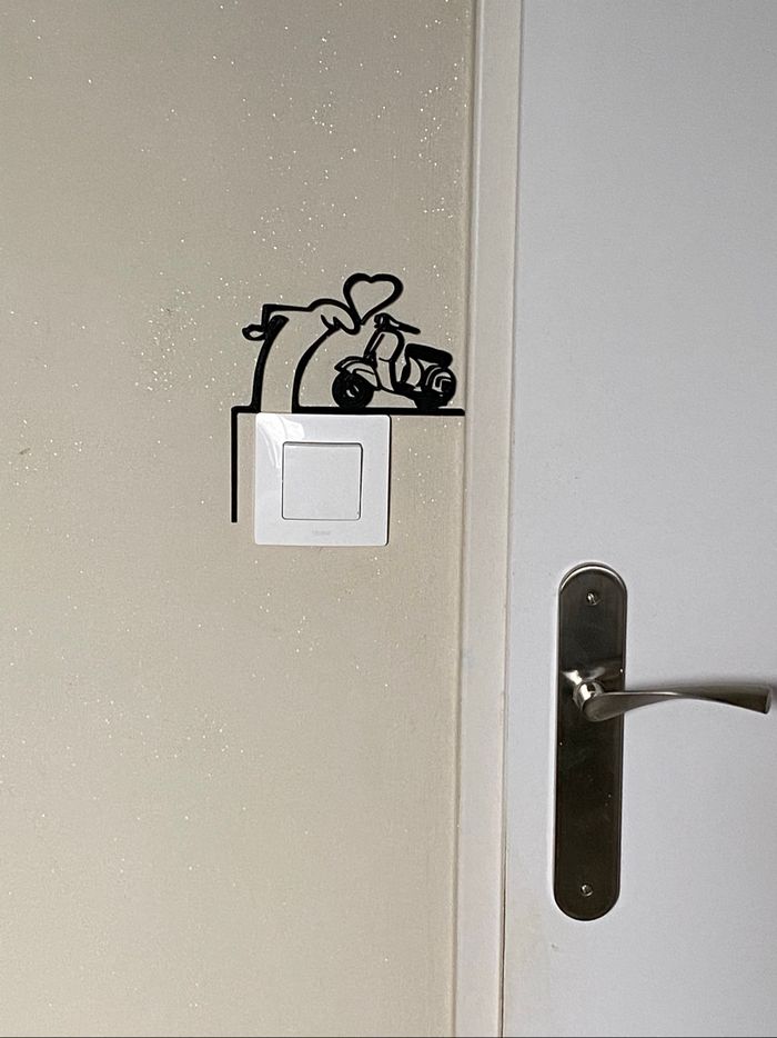 Décoration d’interrupteur la Linea - photo numéro 2