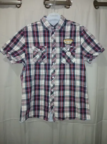 🩷 Chemise à Carreaux Creeks Essentiel – Taille L.
