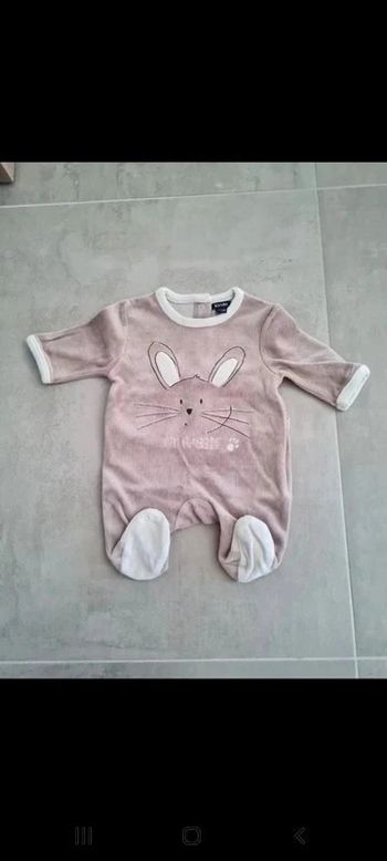 Grenouillère en velours