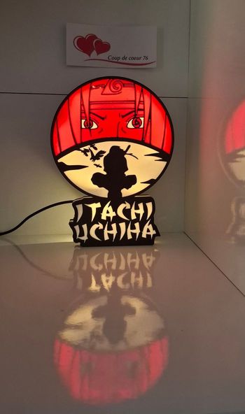 Lampe Itachi Uchiha Naruto led lumineuse neuve 