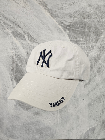 Casquette New York Yankees beige et bleu marine - Taille 59cm