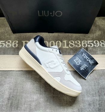 Liu Jo Walker 05 Sneakers White Black - Unisex - Size : 40  🌈🌈