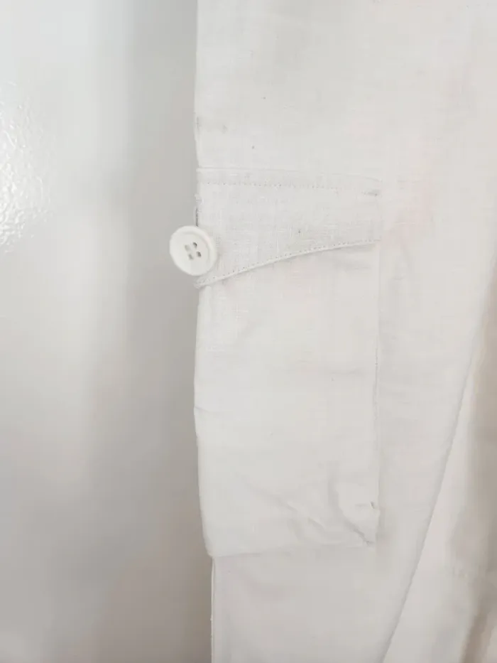 Joli pantalon blanc été femme Kiabicasual taille 38 - photo numéro 2