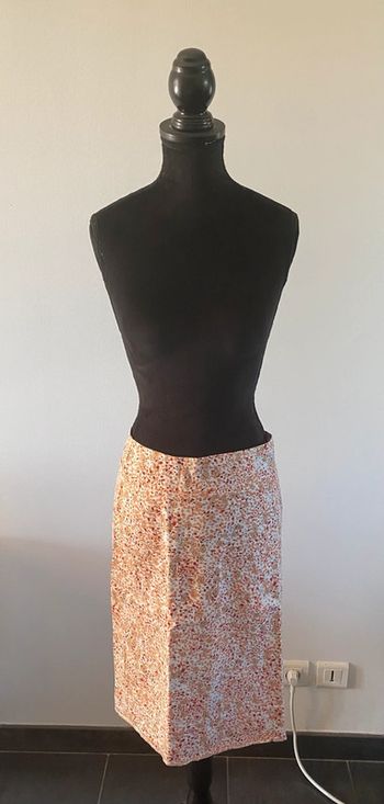 Jupe Etam à fleurs style liberty et pois taille 36