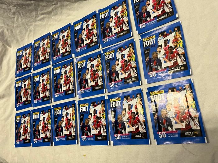 18 pochettes Panini stickers Foot 50 - photo numéro 2