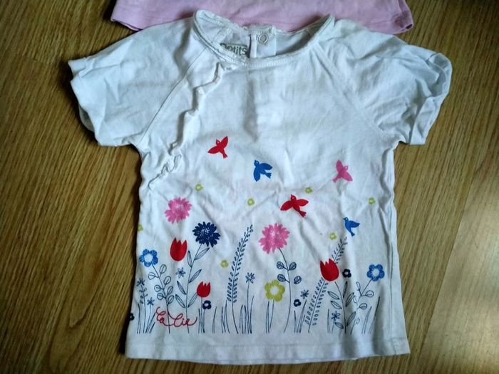 Lot de 2 tee shirt manches courtes. La compagnie des petits. Bébé 18 mois - photo numéro 2