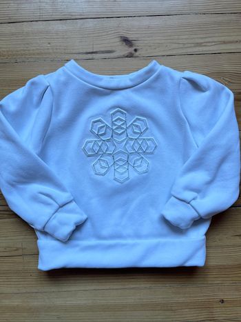Sweat blanc Jacadi 4 ans