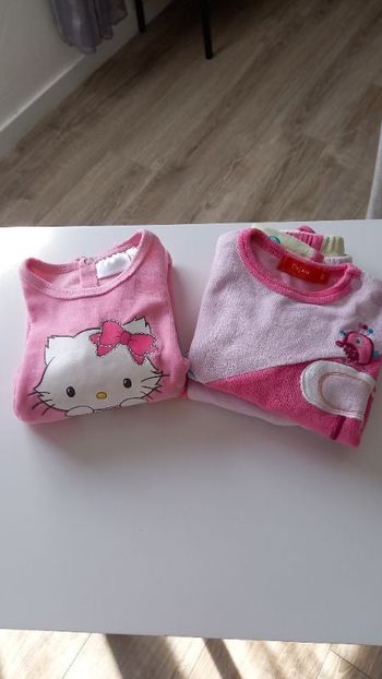 2 Pyjamas Fille 6 mois