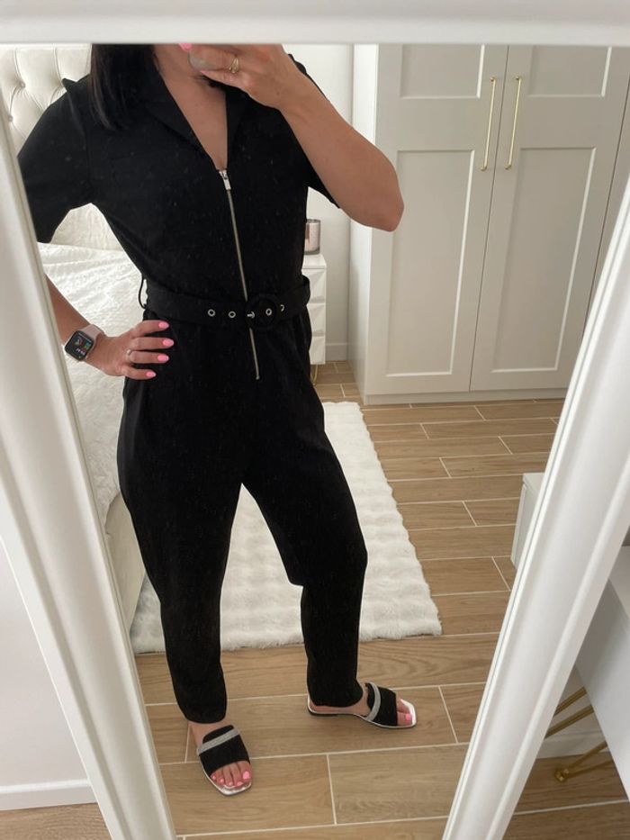 Combinaison pantalon noir taille 36 neuf - photo numéro 3