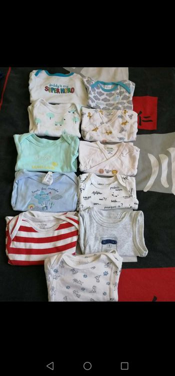 Lot 11 bodies 3 mois