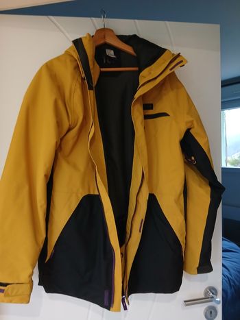 Veste homme jaune decathlon
