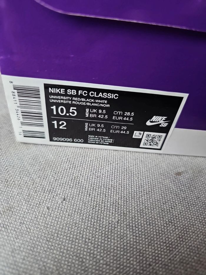 🔥Nike SB FC Classic T.44,5 🥅 - photo numéro 9