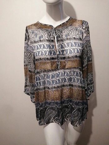 blouse an'ge bleu taille S