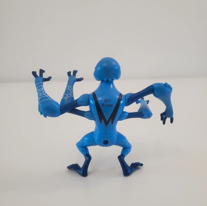 Ben 10 Ultimate Alien Figurine Articulée de Spidermonkey bleu Bandai 2009 Bon état 9cm env. - photo numéro 3