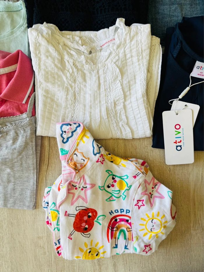 Lot de vêtements été enfant fille multiple marque - photo numéro 5