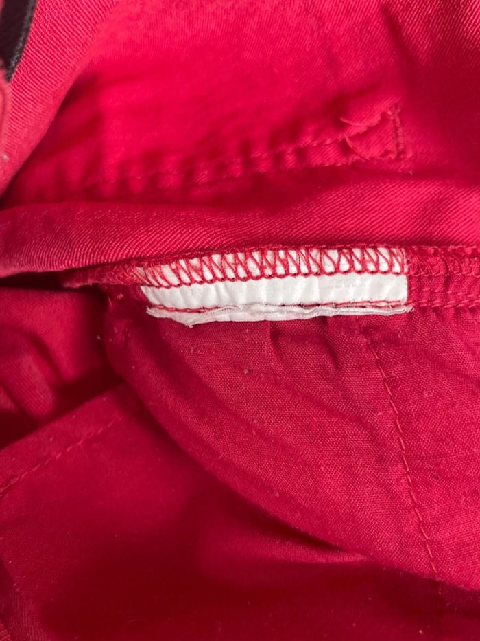 Pantalon rouge taille 12 marque la halle - photo numéro 5