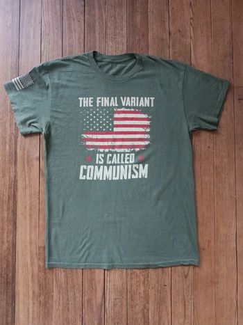 T-shirt manches courtes USA the final variant Kaki Taille XL