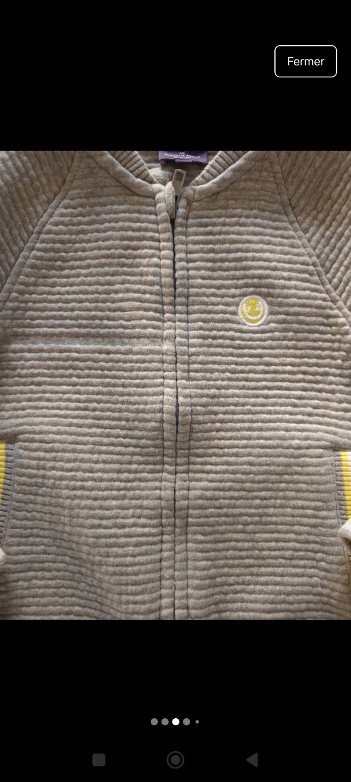 Gilet sergent major gris 4 ans - photo numéro 3