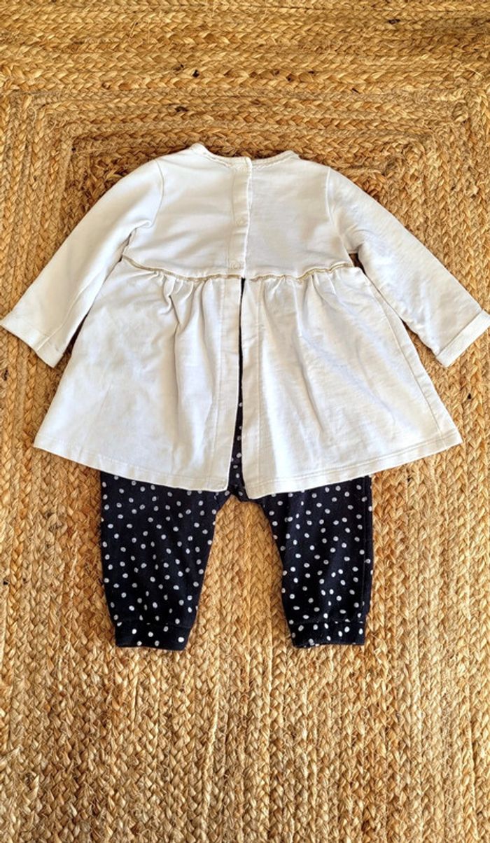 Jolie combinaison ensemble pantalon et pull attaché Winnie l'Ourson Disney Baby 6mois - photo numéro 4