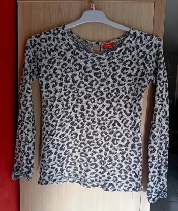 Pull léger léopard Tissaïa 12 ans