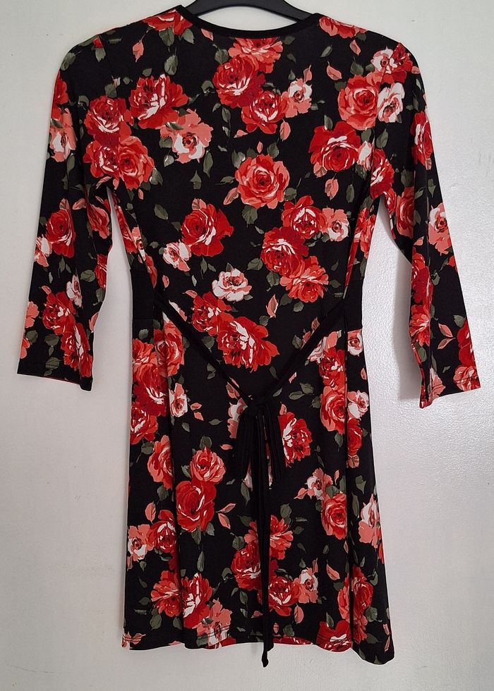 Robe bohème courte à l'imprimé fleuri - photo numéro 5