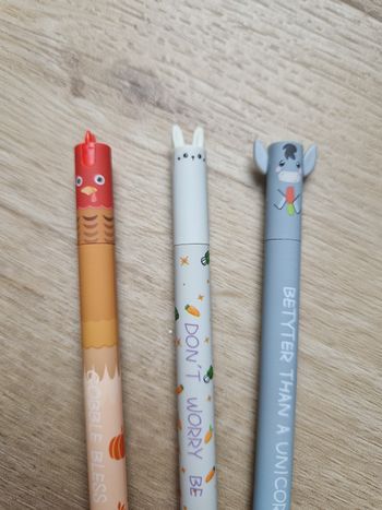 Lots stylos effaçables neufs