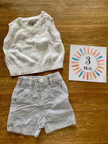 Ensemble été garçon 3 mois