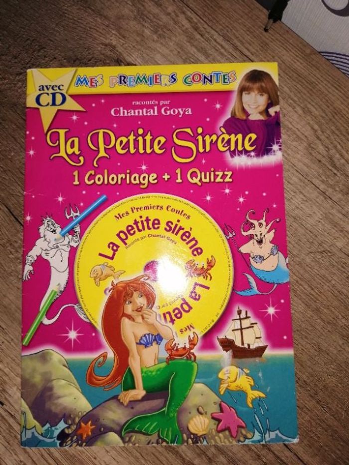 Livre + CD "La petite sirène"
